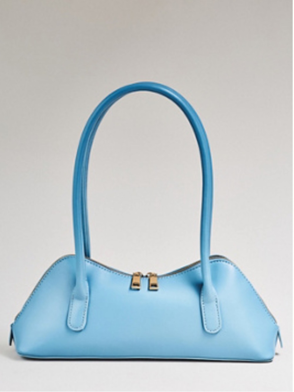 Melie Bianco Baby Blue Women's PU Leather Shoulder Bag NWT